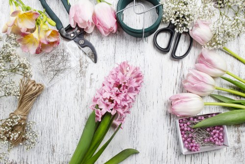 A vibrant bouquet of assorted flowers arranged beautifully