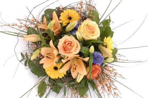 Sunflowers in a bright, cheerful arrangement