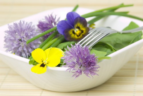 Local florist preparing a custom flower arrangement