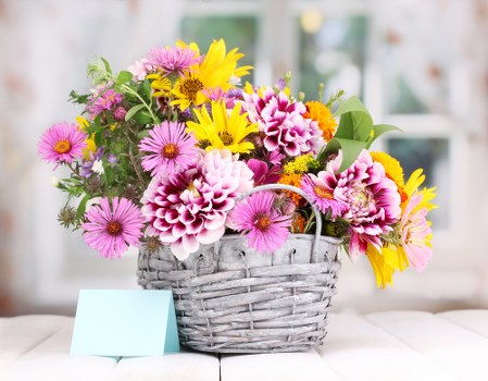 Elegant lilies in a stylish arrangement